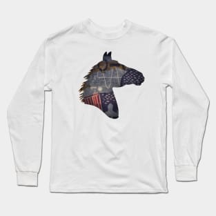 USA Democracy Burro Long Sleeve T-Shirt